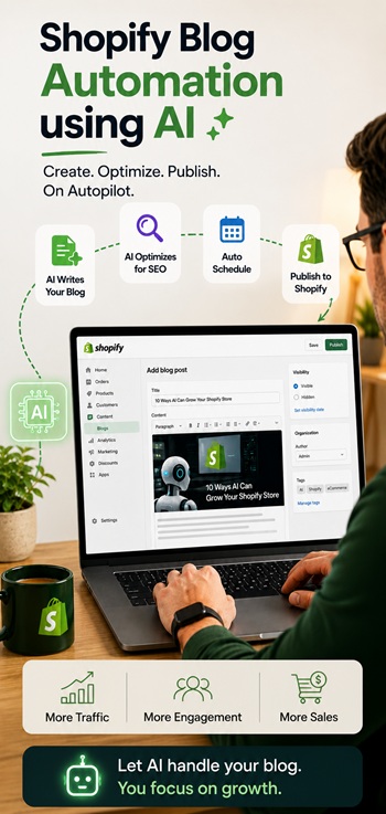 Shopify AI agent for blogging