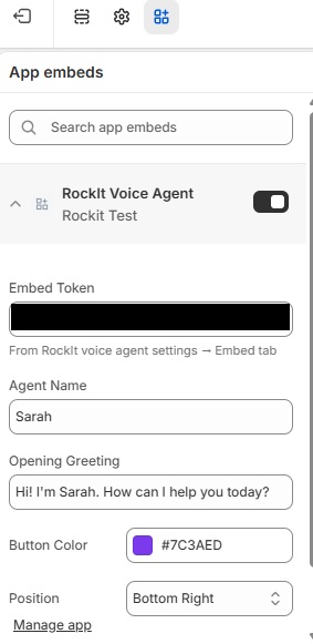 Shopify integration with AI voice agent